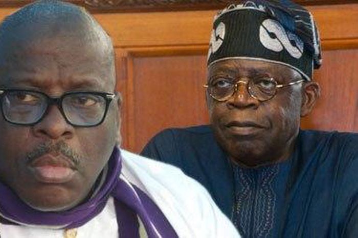 APC leader, Bola Tinubu and PDP chieftain, Buruji Kashamu