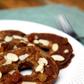 Apple ring oatmeal pancakes