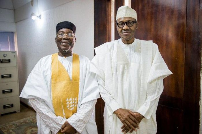 President-elect, Muhammadu Buhari meets with members of the Arewa Consultative Forum (ACF)