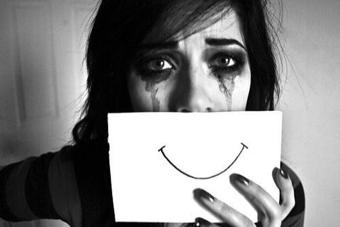 Depressed and pretending