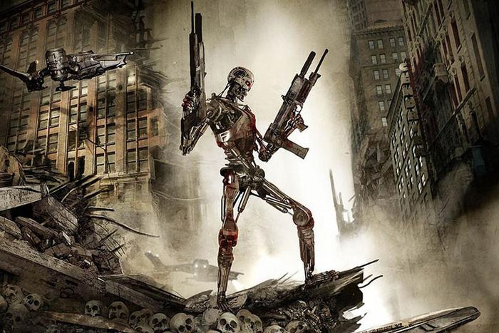 AI Killer robots from the Terminator movie