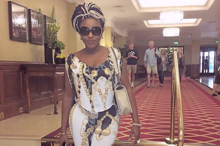 Ini Edo rocking Versace