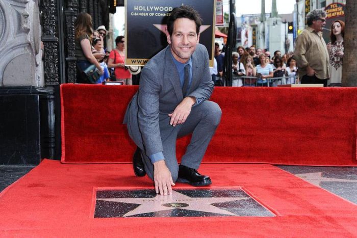 Paul Rudd received a star on the Hollywood Walk of Fame in front of the historic El Capitan Theatreon.