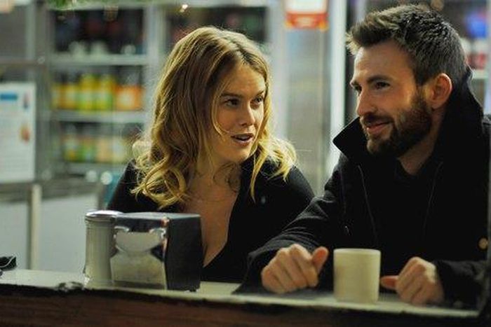 Watch Chris Evans and Alice Eve in trailer.