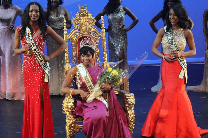 Winner of the Miss Nigeria USA 2015 pageant