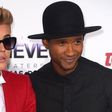Justin Bieber and Usher