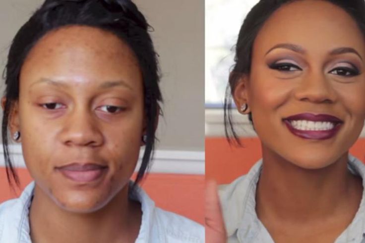 Covering blemishes using makeup