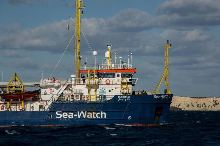 The Dutch-flagged rescue vessel Sea Watch 3 is carrying 32 migrants, including children and teenagers, off the Maltese coast, but has been refused permission to dock