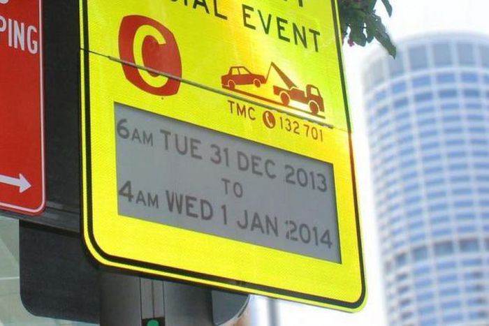 Some of the e-ink signs already in use