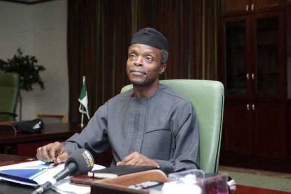 Vice President, Yemi Osinbajo spends first day in Aso Rock office