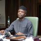Vice President, Yemi Osinbajo spends first day in Aso Rock office