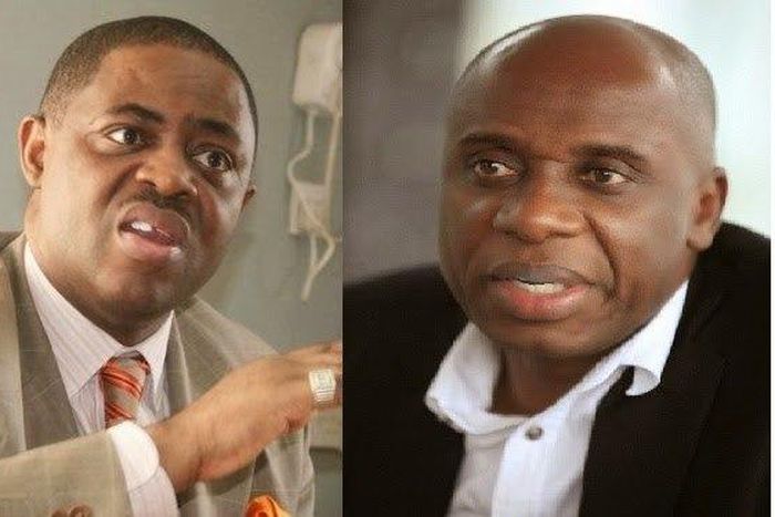 Governor Rotimi Amaechi of Rivers State and PDP spokesperson, Femi Fani-Kayode