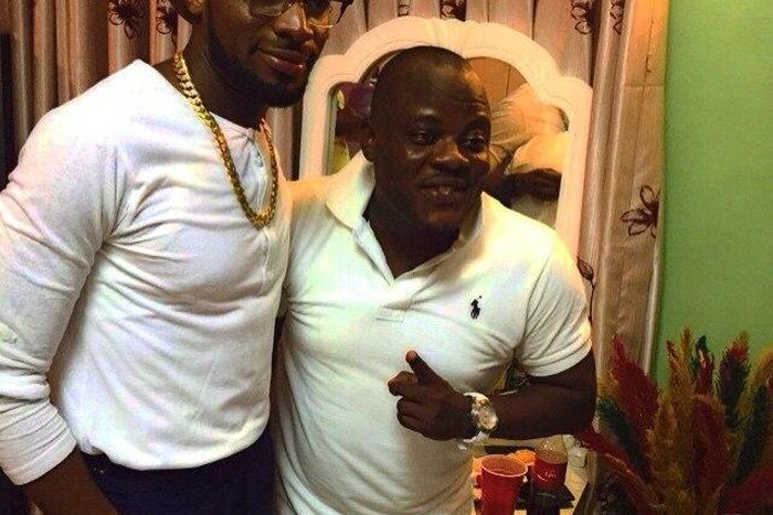D'banj at Danku's birthday shortly after his split from Oritsefemi