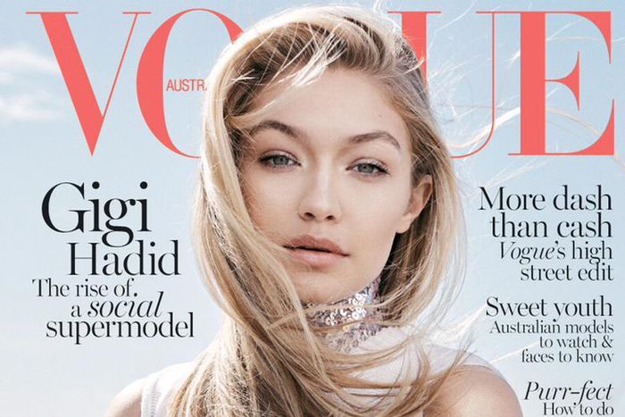 Gigi Hadid covers Vogue Australia June 2015 issue