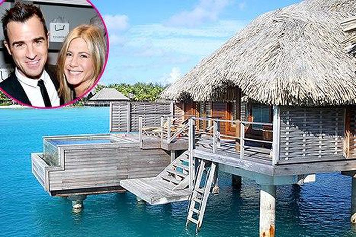 Jennifer and Justin's honeymoon spot in Bora Bora