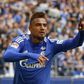 FC Schalke 04's Kevin-Prince Boateng celebrates a goal against VfB Stuttgart during their Bundesliga first division soccer match in Gelsenkirchen, Germany May 2, 2015. Schalke 04 won the match 3-2. REUTERS/Ina Fassbender.