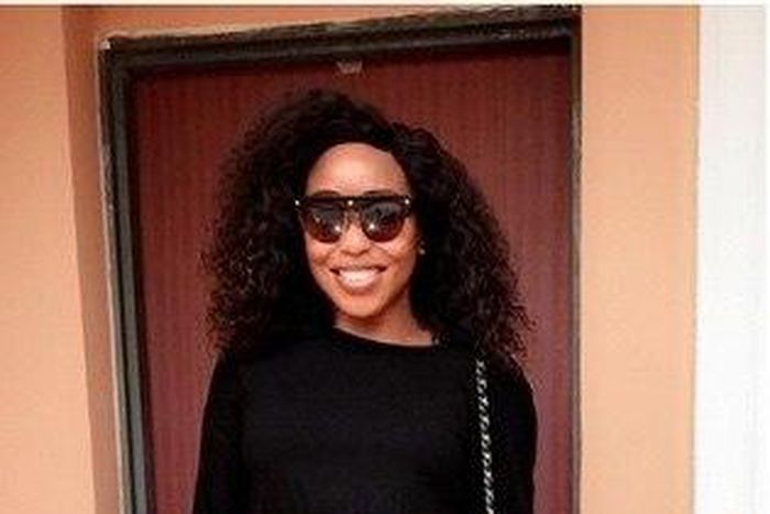 Rita Dominic scores a sporty chic look
