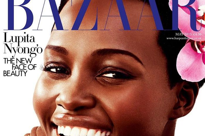 Lupita Nyong'O covers Harper's Bazaar Uk