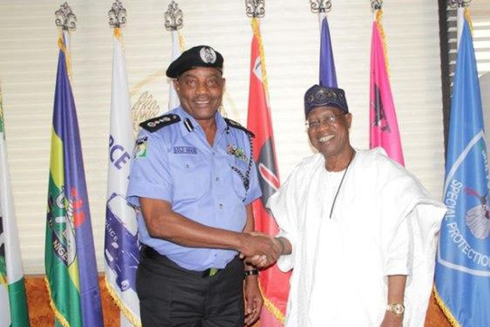 APC National Publicity Secretary, Lai Mohammed visits IG of Police, Solomon Arase on June 24, 2015.