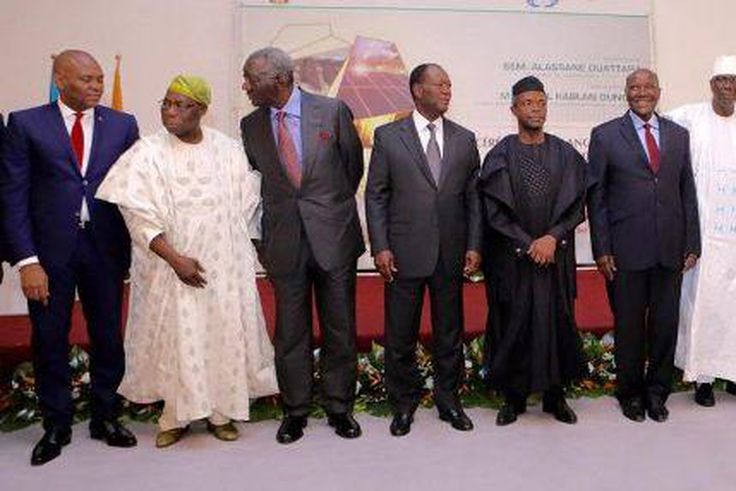 Former President, Olusegun Obasanjo, Vice President, Yemi Osinbajo, Tony Elumelu attend West African Energy Leaders’ Summit in Abidjan
