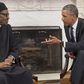Nigeria's President, Muhammadu Buhari and US President Barack Obama during a meeting at the White House.