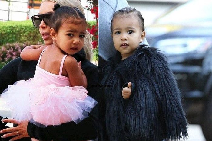 North West ditches popular dark look for a bright feminine outfit in Los Angeles