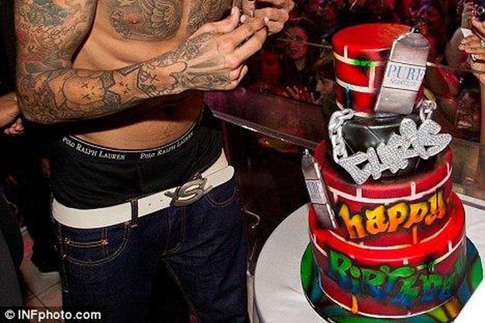 Chris Brown seen here on his 22nd birthday in Las Vegas