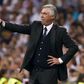 Real Madrid's coach Carlo Ancelotti gestures during their Spanish first division soccer match against Valencia at Santiago Bernabeu stadium in Madrid, Spain, May 9, 2015.  REUTERS/Paul Hanna