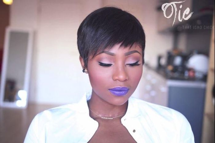 Dinma of ThatIgboChick rocks vibrant lip look