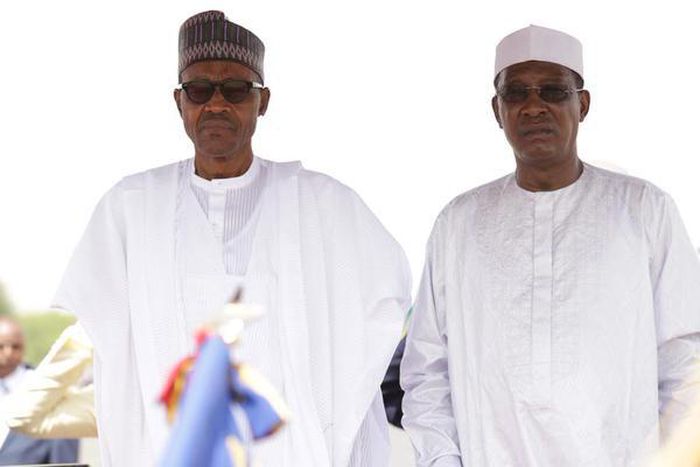 Nigeria's President, Muhammadu Buhari meets with Chad’s Idriss Déby on June 4, 2015.
