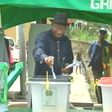 President Goodluck Jonathan votes as Nigeria Decides