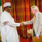 President-elect Muhammadu Buhari meets with German Ambassador, Michael Zenner on April 28, 2015 in Abuja.