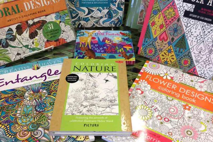 Coloring books for grownups
