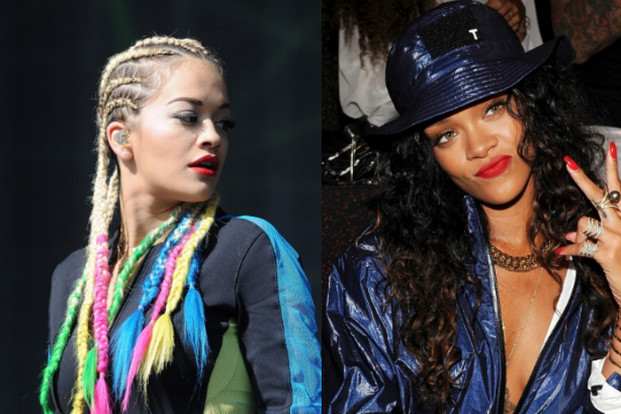 British singer, Rita Ora and Rihanna