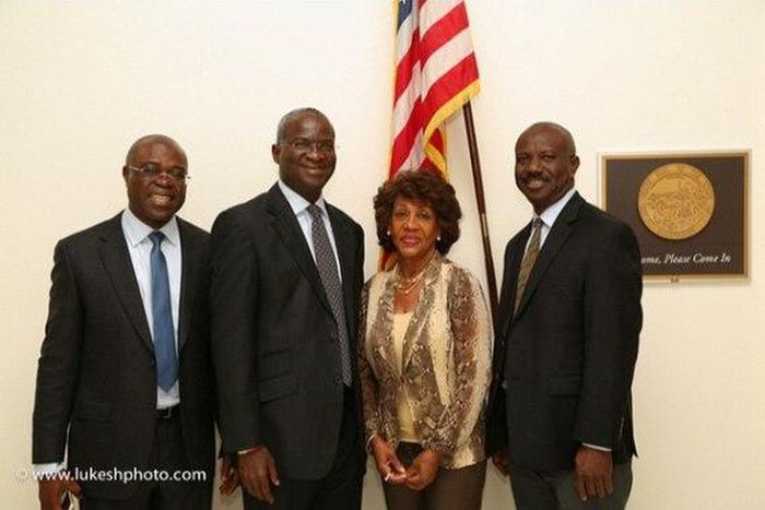 Governor Babatunde Fashola visits US Senate on May 19, 2015