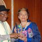 President Jonathan and Ibinabo Fiberesima Egbuka