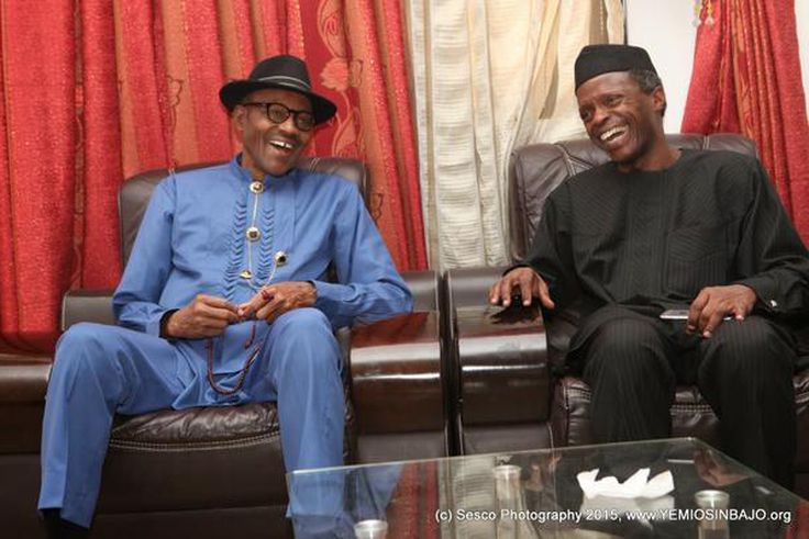 President Muhammadu Buhari and Vice President Yemi Osinbajo.