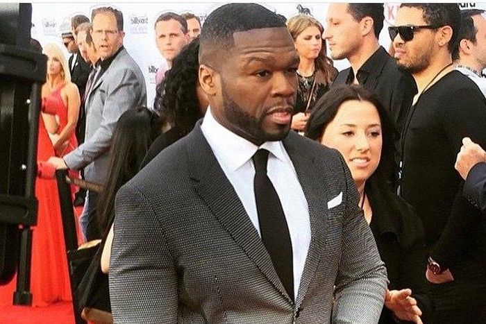 50 Cent at the awards ceremony