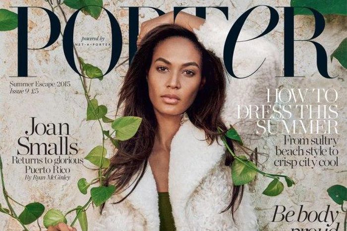 Joan Smalls covers Porter Magazine