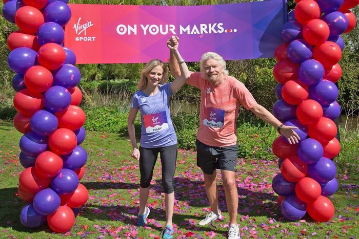 Branson and New Virgin Sport CEO, Mary Wittenberg