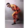 Burna Boy in Mcmeka S/S '14 'Man About Town' collection