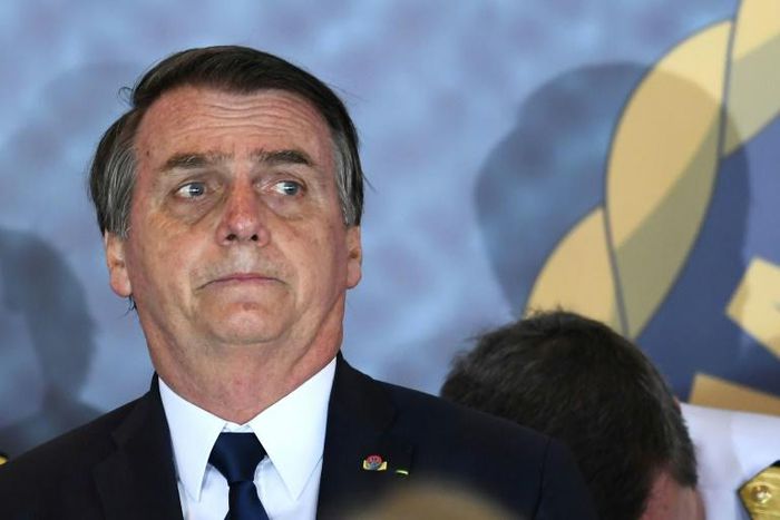 Brazilian President Jair Bolsonaro, pictured in Brasilia on January 9, 2019, was best known during nearly three decades before he took office for his racist, misogynist and anti-gay comments