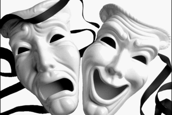 A sad and smiley face