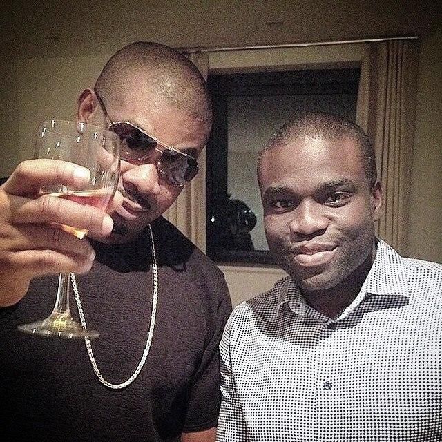 Don Jazzy welcoming Tunji Afonja into the family