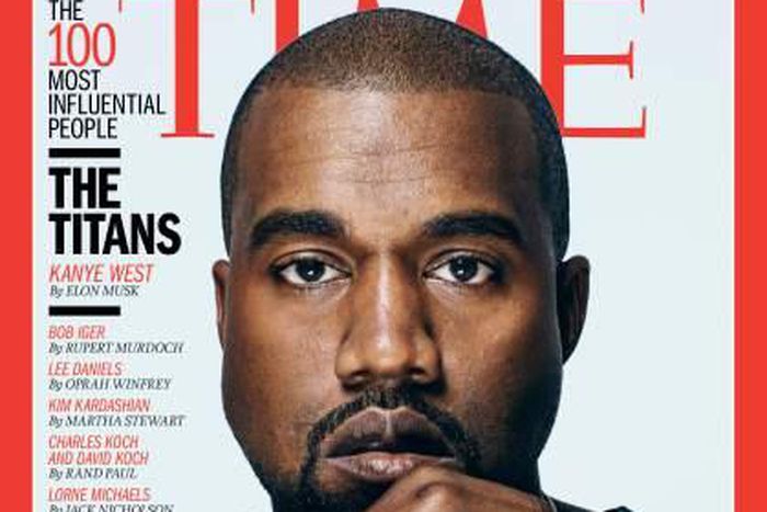 Kanye West on Time Magazine cover