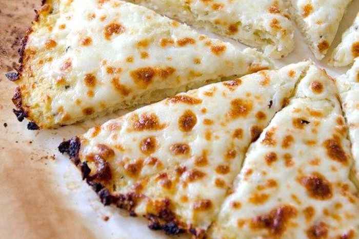 Cauliflower crust pizza