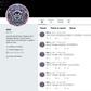 Screenshot taken on January 4, 2019 shows partly blurred tweets by Twitter account @_0rbit