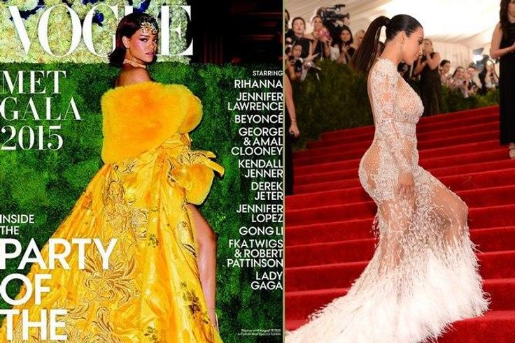 Rihanna, not Kim Kardashian and Beyonce make Vogue Met Gala 2015 edition