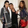 Kendall Jenner, Olivier Rousteing and Jourdan Dunn