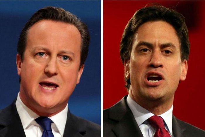 David Camron and Ed Miliband